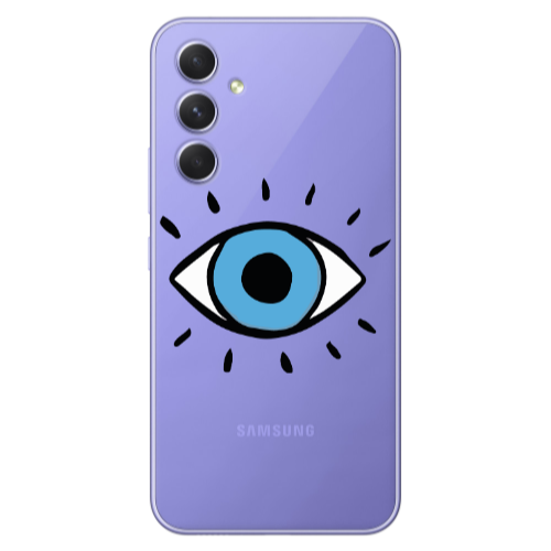 Samsung A56 Shining Eye Transparent Silicone TPU Θήκη