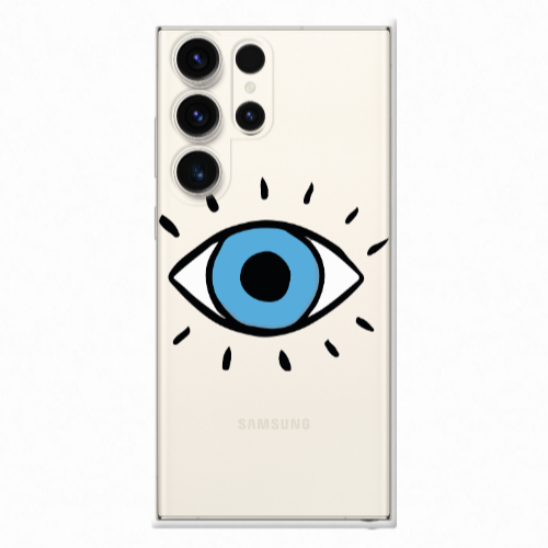 Samsung S25 Ultra Shining Eye Transparent Silicone TPU Θήκη