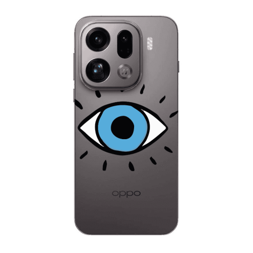 Oppo Find X9 Pro Shining Eye Transparent Silicone TPU Θήκη