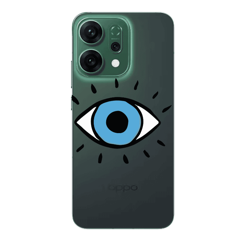 Oppo RENO 14 Shining Eye Transparent Silicone TPU Θήκη