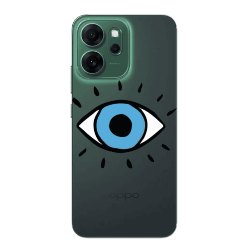 Oppo 14 F Shining Eye Transparent Silicone TPU Θήκη