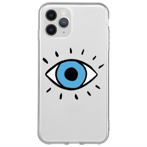 Apple iPhone 13 Pro Max Shining Eye Transparent Silicone TPU Θήκη