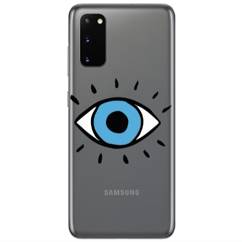 Samsung S20 Shining Eye Transparent Silicone TPU Θήκη
