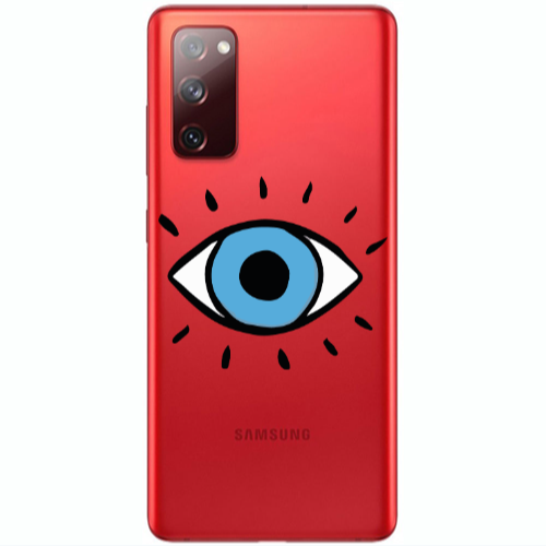 Samsung S20 FE Shining Eye Transparent Silicone TPU Θήκη