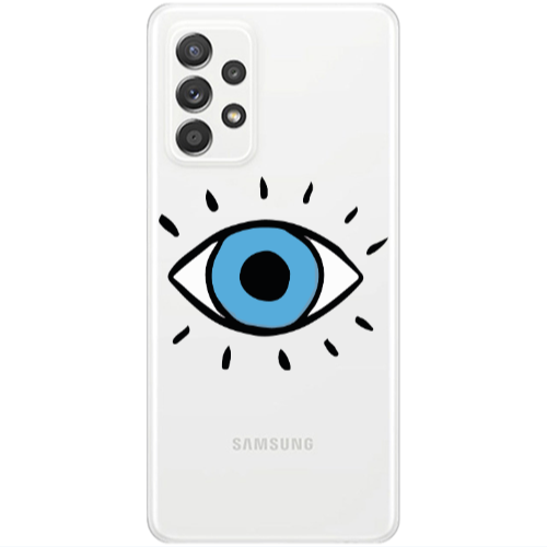 Samsung A33 Shining Eye Transparent Silicone TPU Θήκη