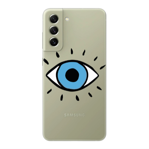 Samsung S22 Shining Eye Transparent Silicone TPU Θήκη