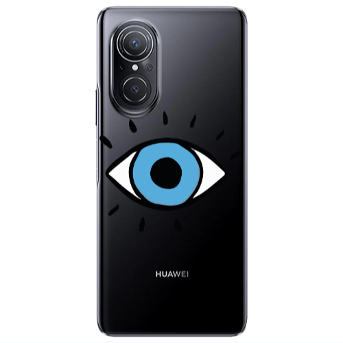 Huawei Nova 9 SE Shining Eye Transparent Silicone TPU Θήκη