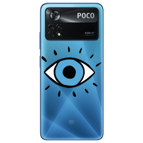 Xiaomi Poco X4 Pro Shining Eye Transparent Silicone TPU Θήκη