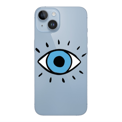 Apple iPhone 14 Plus Shining Eye Transparent Silicone TPU Θήκη