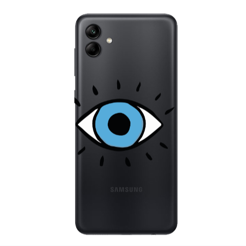 Samsung A04 Shining Eye Transparent Silicone TPU Θήκη