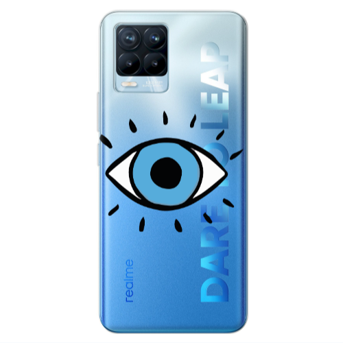 Realme 8 Pro Shining Eye Transparent Silicone TPU Θήκη