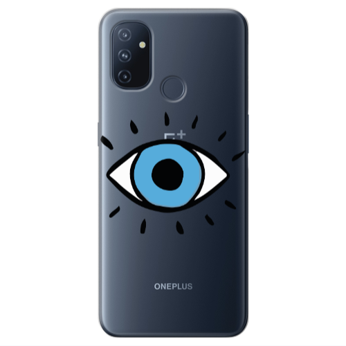 Oneplus Nord 100 Shining Eye Transparent Silicone TPU Θήκη
