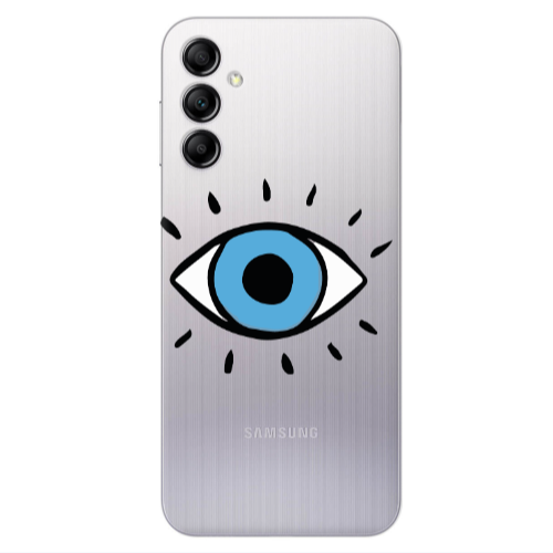 Samsung A14 5G Shining Eye Transparent Silicone TPU Θήκη
