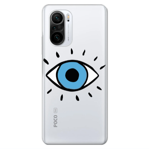 Xiaomi Poco F3 Shining Eye Transparent Silicone TPU Θήκη