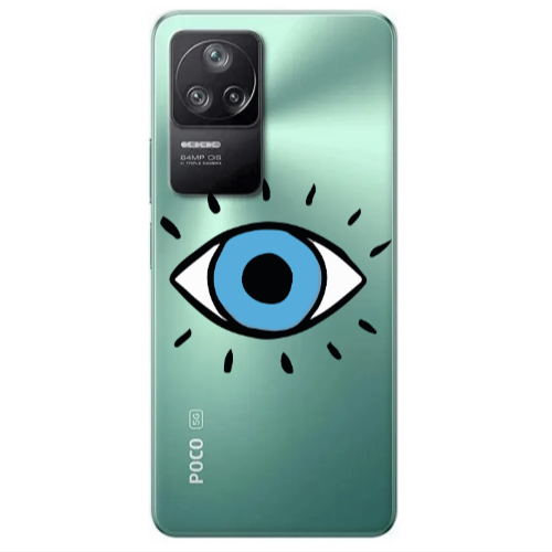 Xiaomi Poco F4 Shining Eye Transparent Silicone TPU Θήκη