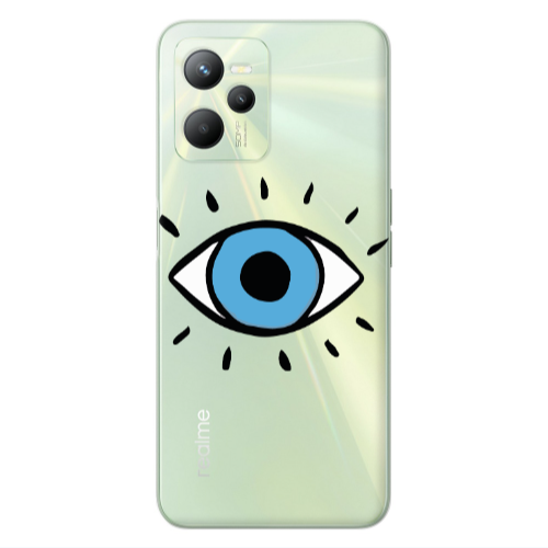 Realme C35 Shining Eye Transparent Silicone TPU Θήκη