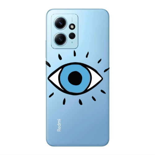 Xiaomi Redmi Note 12 4G Shining Eye Transparent Silicone TPU Θήκη