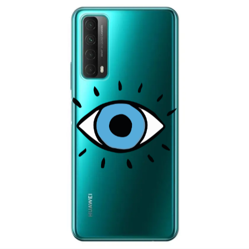 Huawei P Smart 2021 Shining Eye Transparent Silicone TPU Θήκη