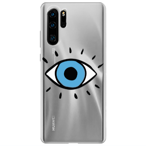 Huawei P30 Pro Shining Eye Transparent Silicone TPU Θήκη