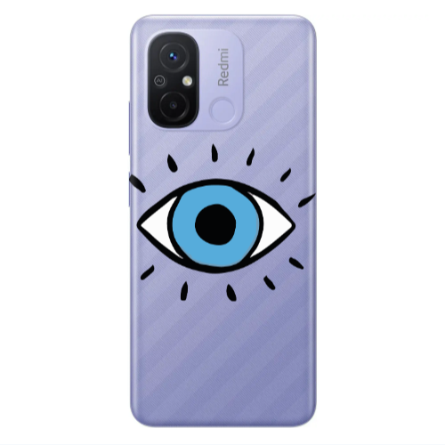 Xiaomi Redmi 12C Shining Eye Transparent Silicone TPU Θήκη