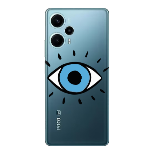 Xiaomi Poco F5 Shining Eye Transparent Silicone TPU Θήκη