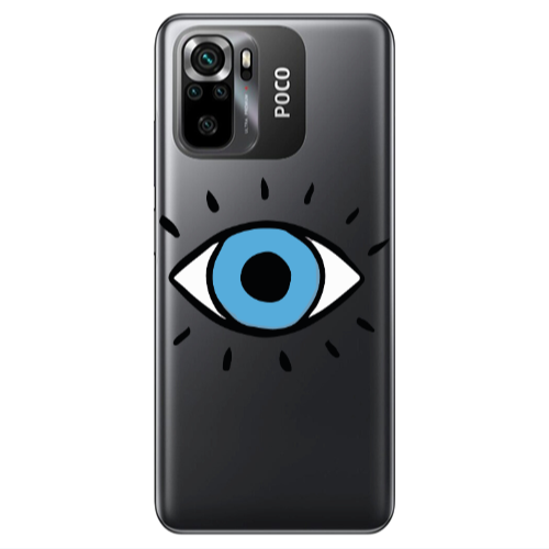 Xiaomi Poco M5 s Shining Eye Transparent Silicone TPU Θήκη