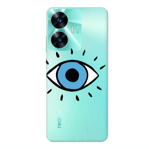 Realme C55 Shining Eye Transparent Silicone TPU Θήκη