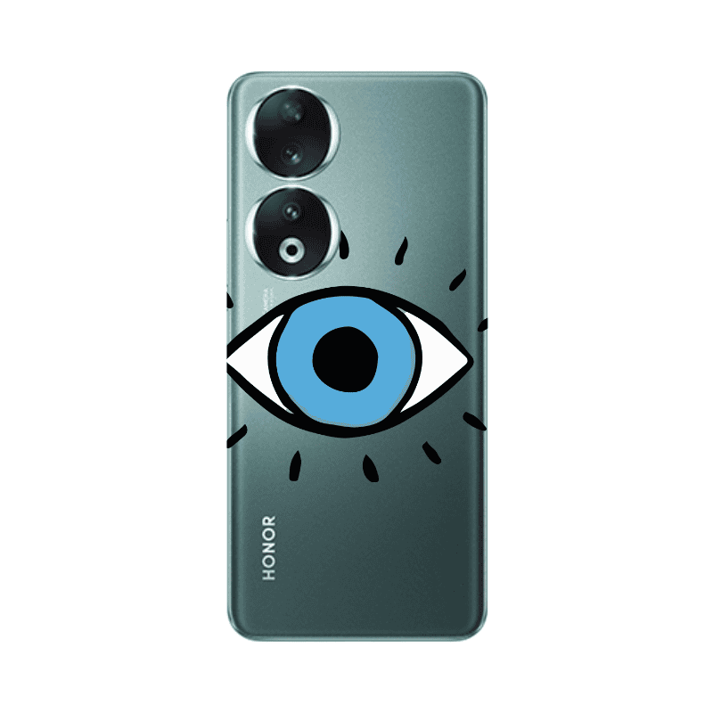 Honor 90 5G Shining Eye Transparent Silicone TPU Θήκη