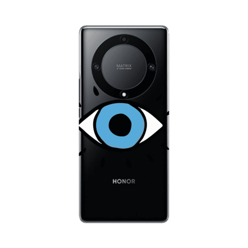 Honor Magic5 Lite 5G Shining Eye Transparent Silicone TPU Θήκη