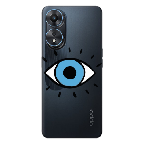 Oppo A 98 Shining Eye Transparent Silicone TPU Θήκη