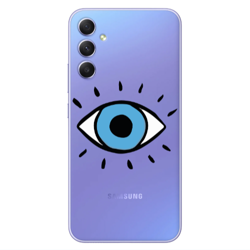 Samsung A15 5G Shining Eye Transparent Silicone TPU Θήκη