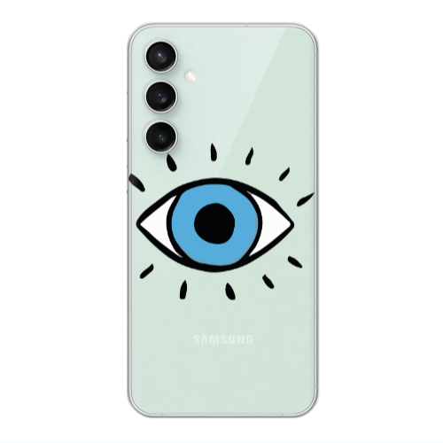 Samsung S24 Plus Shining Eye Transparent Silicone TPU Θήκη