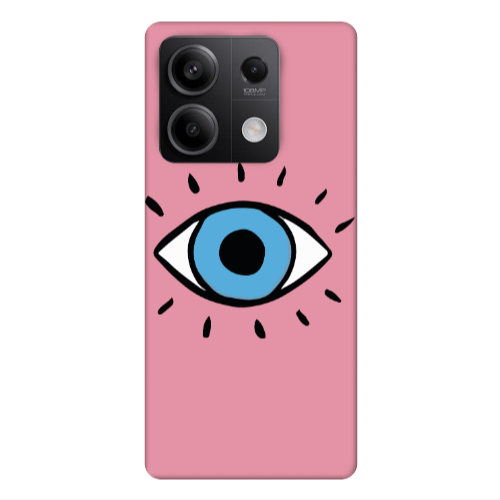 Xiaomi Redmi Note 13Pro 5G Shining Eye Pink Colored Silicone TPU Θήκη