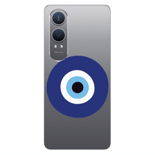 Oneplus Nord Ce 4 lite Evil eye bead Transparent Silicone TPU Θήκη