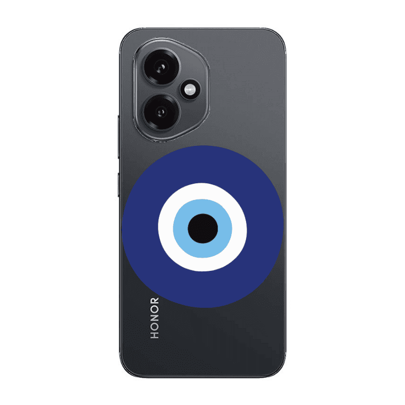 Honor Magic 400 Evil eye bead Transparent Silicone TPU Θήκη