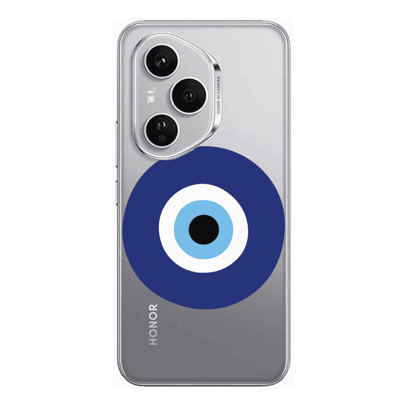 Honor Magic 400 Pro Evil eye bead Transparent Silicone TPU Θήκη