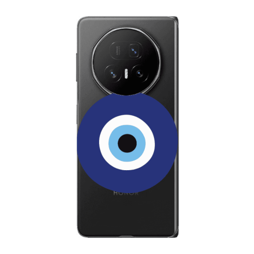 Honor Magic V5 Evil eye bead Transparent Silicone TPU Θήκη