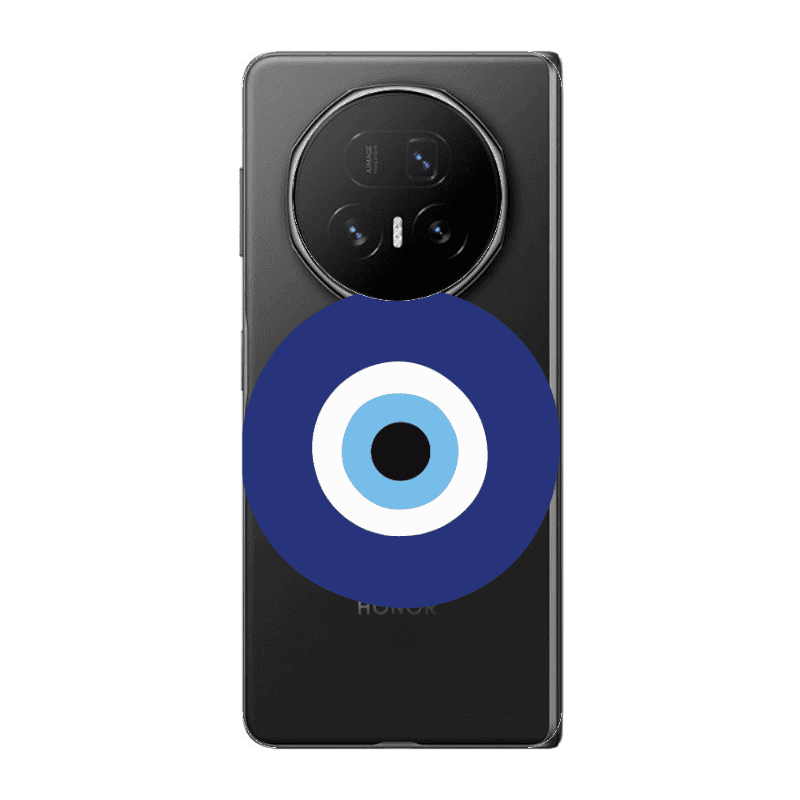 Honor Magic V5 Evil eye bead Transparent Silicone TPU Θήκη