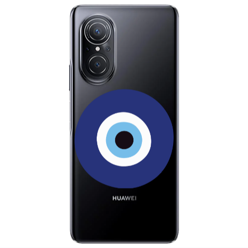 Huawei Nova 9 SE Evil eye bead Transparent Silicone TPU Θήκη