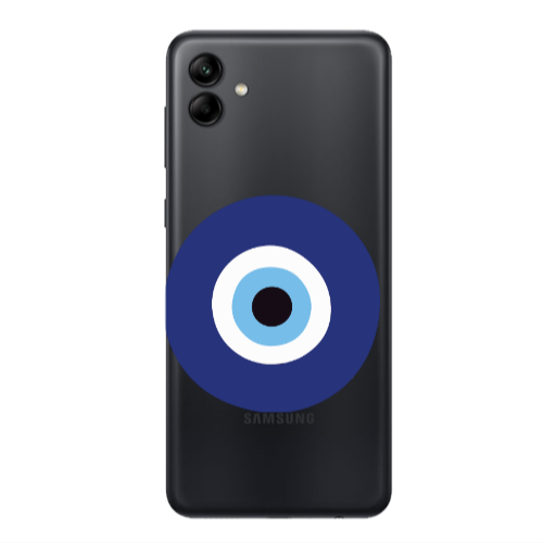 Samsung A04 Evil eye bead Transparent Silicone TPU Θήκη
