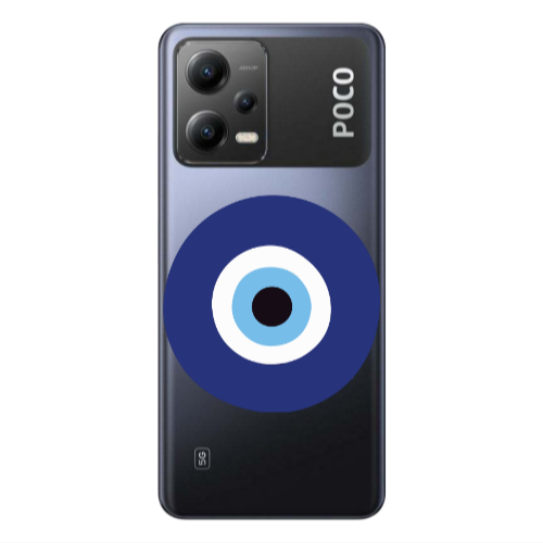 Xiaomi Poco X5 Evil eye bead Transparent Silicone TPU Θήκη
