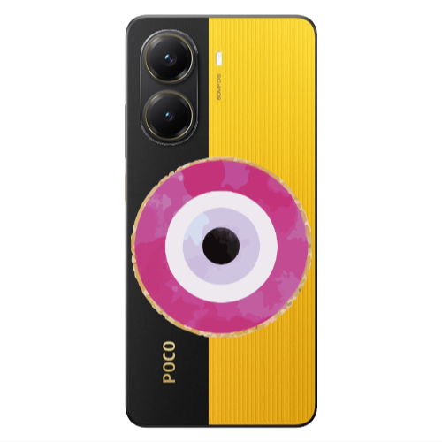 Xiaomi Poco X7 Pro Evil eye bead 2 Transparent Silicone TPU Θήκη
