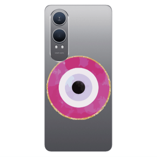 Oneplus Nord Ce 4 lite Evil eye bead 2 Transparent Silicone TPU Θήκη