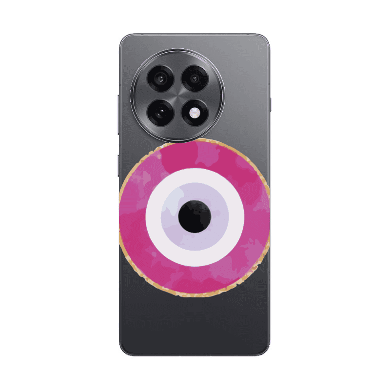 Oneplus 13 R Evil eye bead 2 Transparent Silicone TPU Θήκη