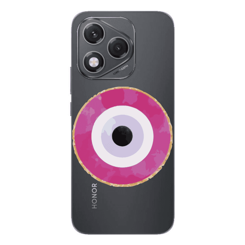 Honor 400 Lite Evil eye bead 2 Transparent Silicone TPU Θήκη