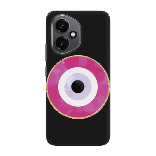 Honor Magic 400 Evil eye bead 2 Black Colored Silicone TPU Θήκη