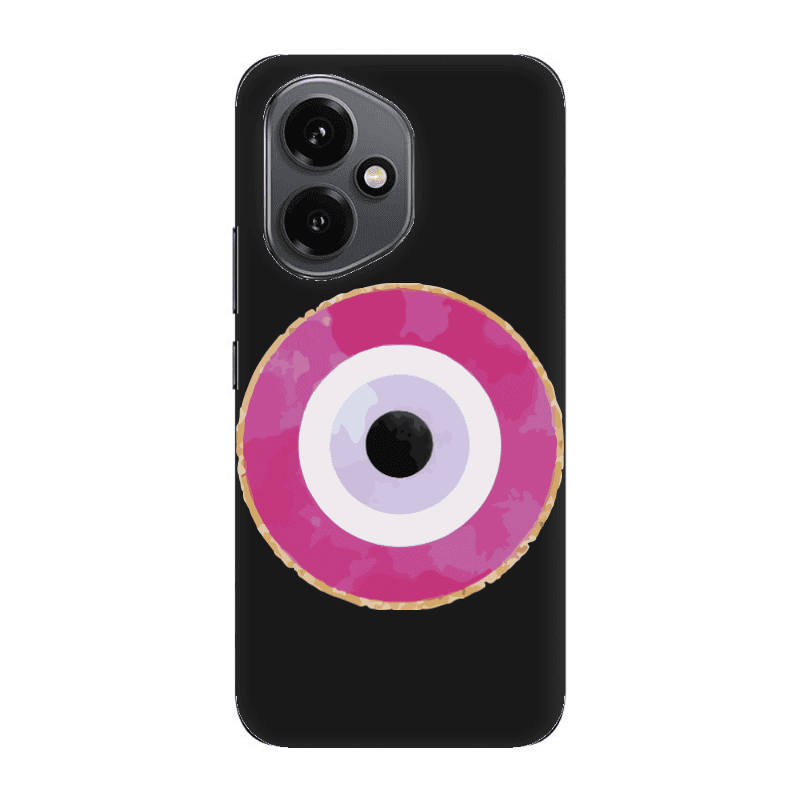 Honor Magic 400 Evil eye bead 2 Black Colored Silicone TPU Θήκη