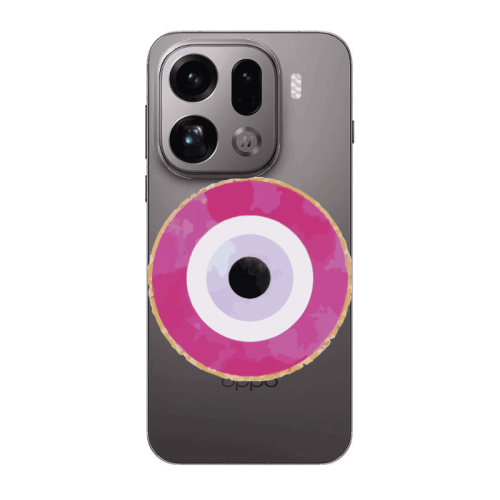 Oppo Find X9 Pro Evil eye bead 2 Transparent Silicone TPU Θήκη