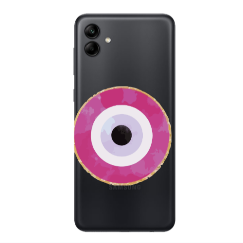 Samsung A04 Evil eye bead 2 Transparent Silicone TPU Θήκη