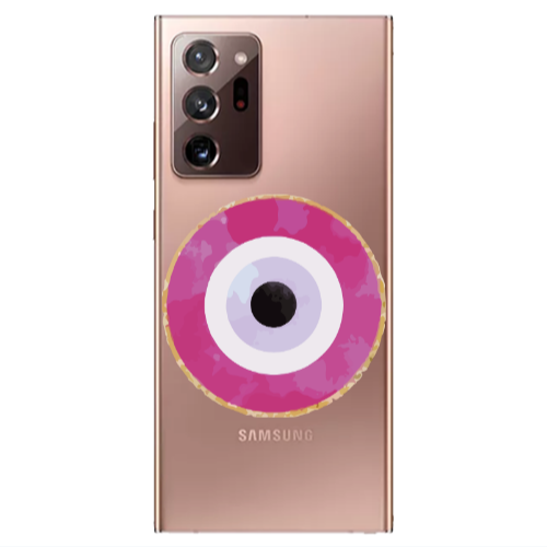 Samsung Note 20 Ultra Evil eye bead 2 Transparent Silicone TPU Θήκη